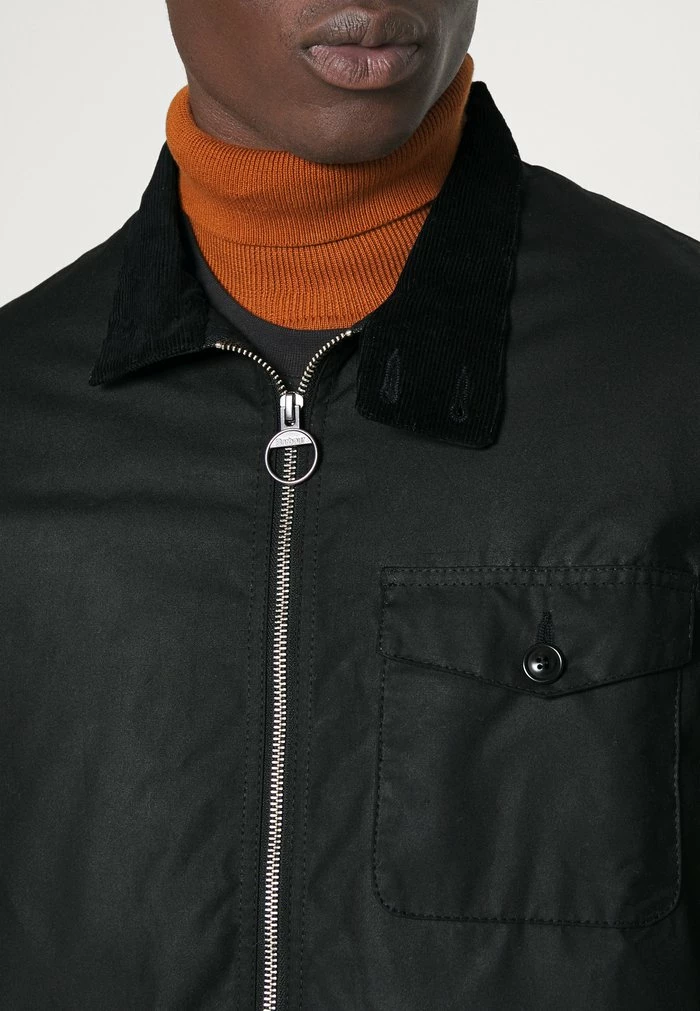BARBOUR BROCKEL WAX - Summer Jacket - Black - Image 6