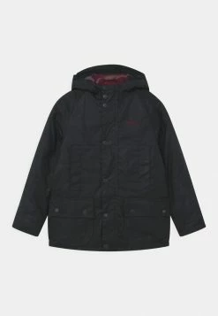 Barbour BOYS HOODED BEAUFORT WAX - Winter Jacket - Navy