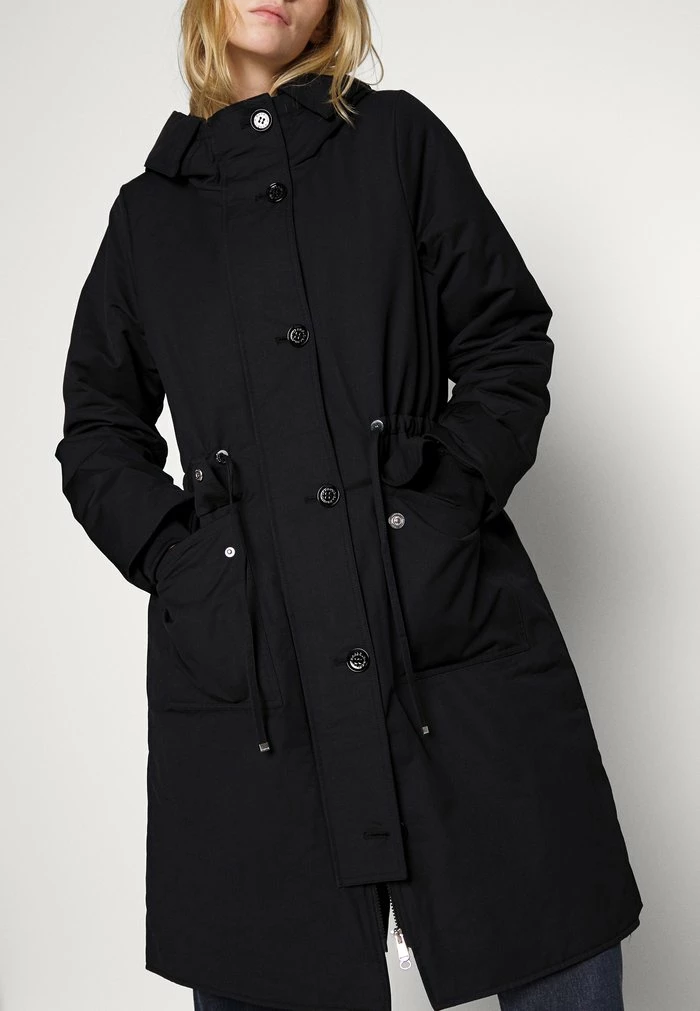 Barbour THORA SHOWERPROOF - Parka - Black/mono Tartan - Image 8