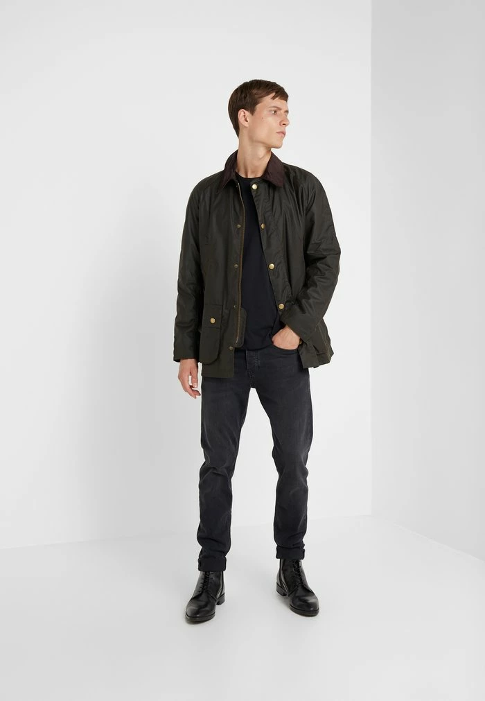Barbour ASHBY WAX JACKET - Summer Jacket - Olive - Image 2