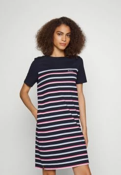 Barbour HAWKINS DRESS - Jersey Dress - Navy
