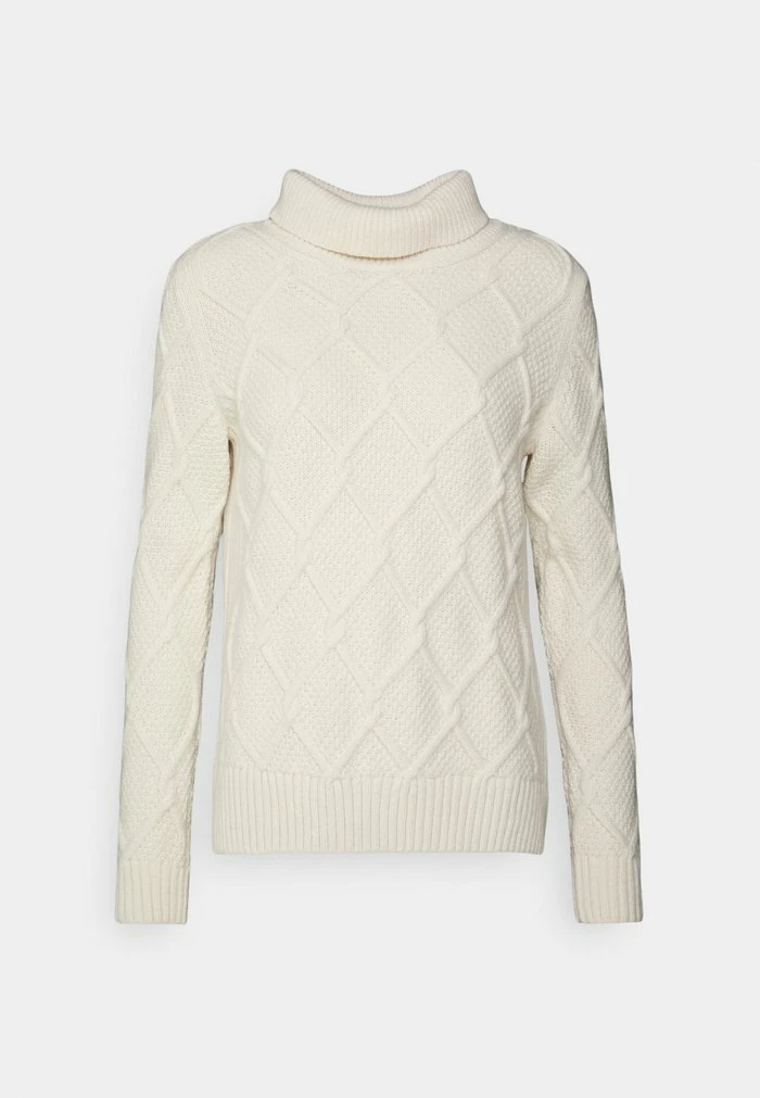 Barbour BURNE ROLL NECK - Jumper - Cream - Image 6