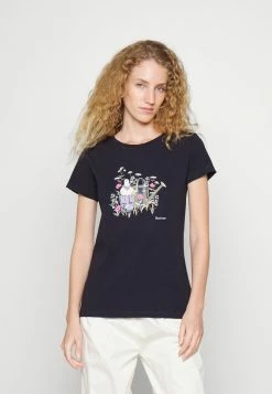 Barbour MELROSE TEE - Print T-shirt - Navy