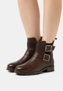 Barbour MARINA - Classic Ankle Boots - Dark Brown
