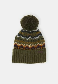 Barbour CASE FAIRISLE BEANIE UNISEX - Beanie - Olive