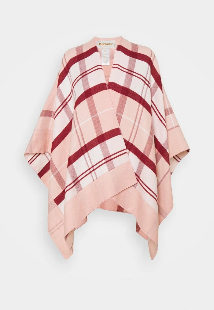 Barbour KILMORE TARTAN SERAPE - Cape - Pink/hessian - Image 5