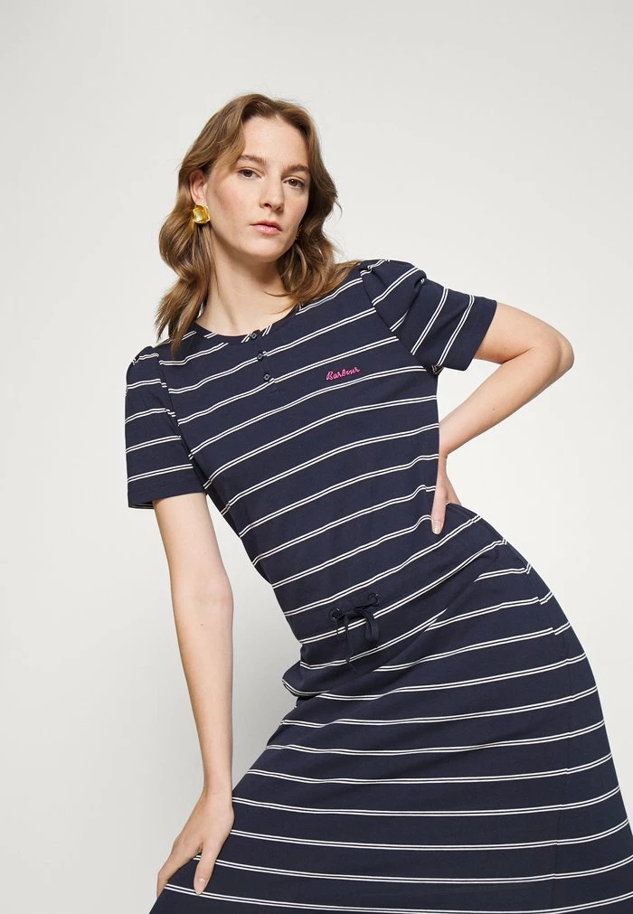 Barbour SPURREY DRESS ANKLE LENGTH - Jersey Dress - Navy - Image 5