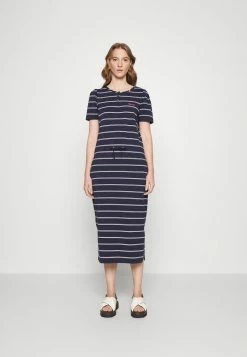 Barbour SPURREY DRESS ANKLE LENGTH - Jersey Dress - Navy
