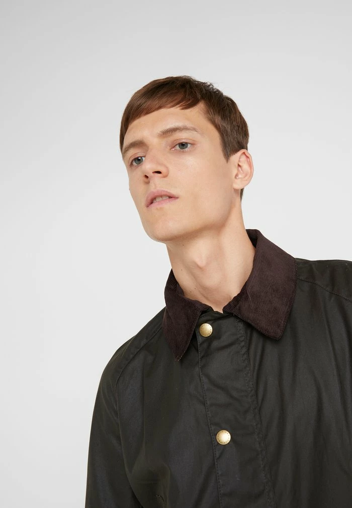 Barbour ASHBY WAX JACKET - Summer Jacket - Olive - Image 7