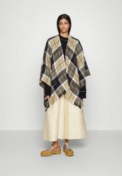 BARBOUR STAFFIN TARTAN SERAPE - Cape - Rosewood