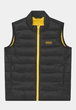 Barbour BOYS REED GILET - Waistcoat - Black/yellow