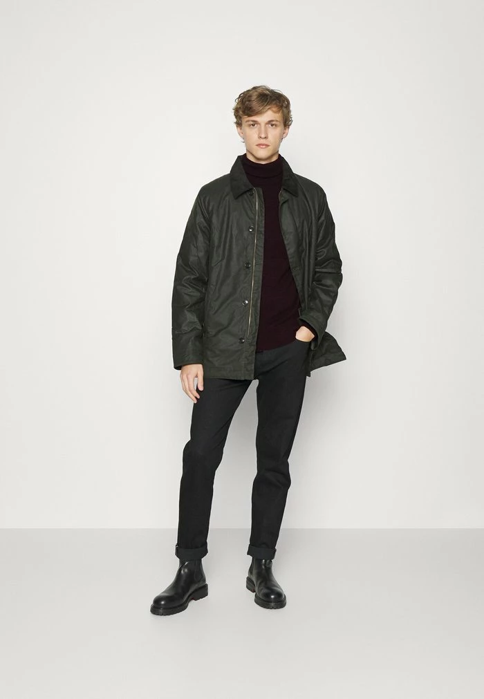 Barbour HURLEY ROLL NECK - Jumper - Winter Red - Image 2