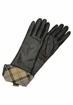 Barbour LADY JANE GLOVE - Gloves - Black With Dress