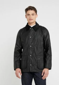 Barbour ASHBY WAX JACKET - Summer Jacket - Black