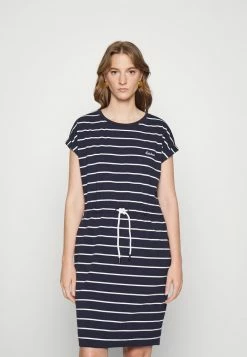 Barbour MARLO DRESS - Jersey Dress - Navy/white