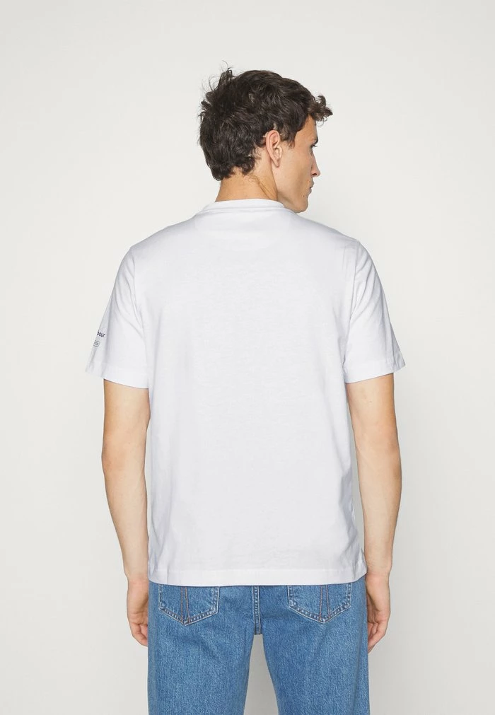 Barbour BROMPTON SLOWBOY GO - Print T-shirt - White - Image 3