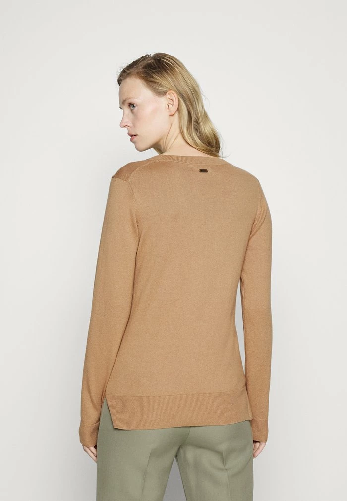 Barbour Jumper - Caramel - Image 3