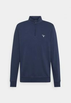 BARBOUR BATTEN HALF ZIP - Long Sleeved Top - Navy