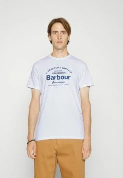 Barbour AIRTON TEE - Print T-shirt - White