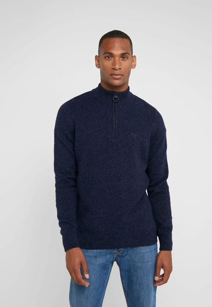 Barbour TISBURY HALF ZIP - Jumper - Navy