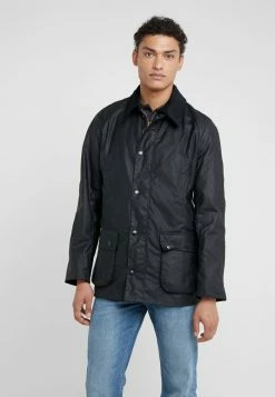 Barbour ASHBY WAX JACKET - Summer Jacket - Navy