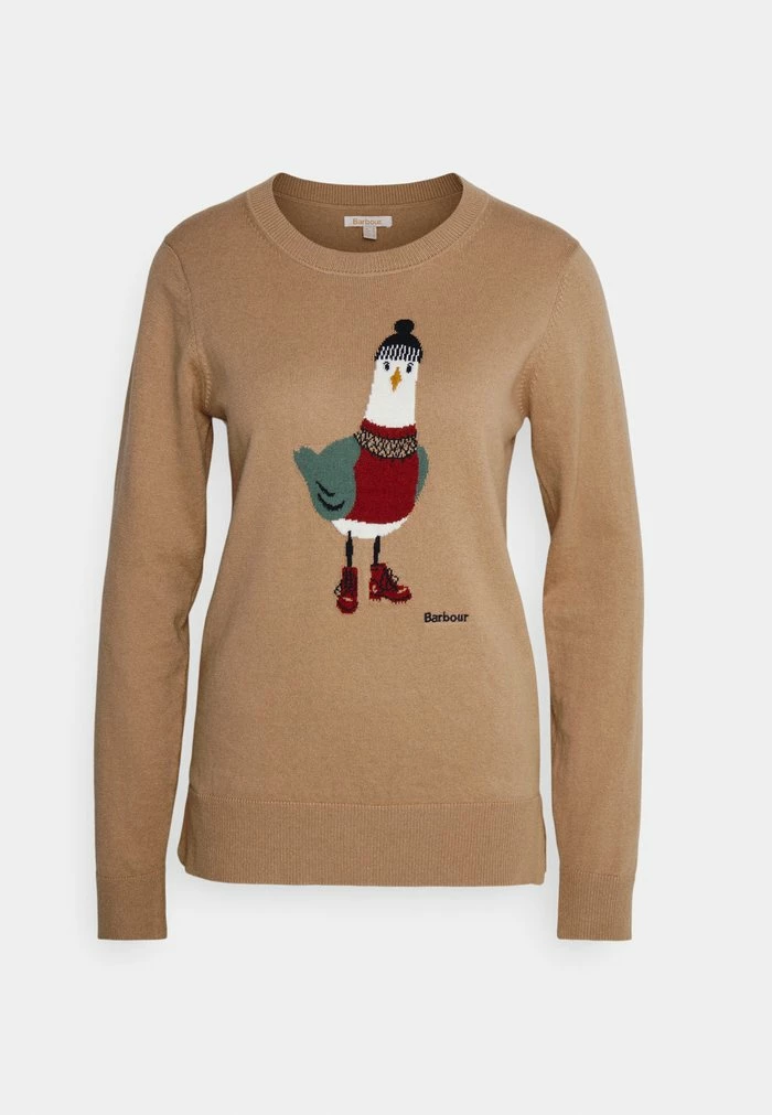 Barbour Jumper - Caramel - Image 5