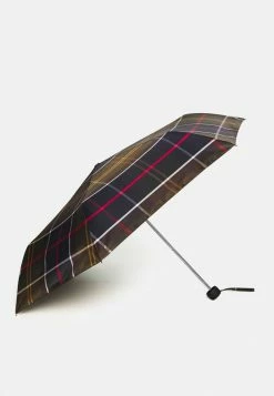 Barbour PORTREE UMBRELLA - Umbrella - Light Brown/dark Blue/olive