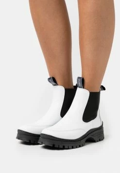 Barbour MORGAN - Platform Ankle Boots - White