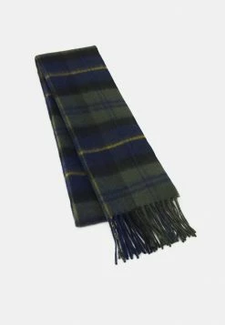 Barbour TARTAN SCARF UNISEX - Scarf - Olive Night