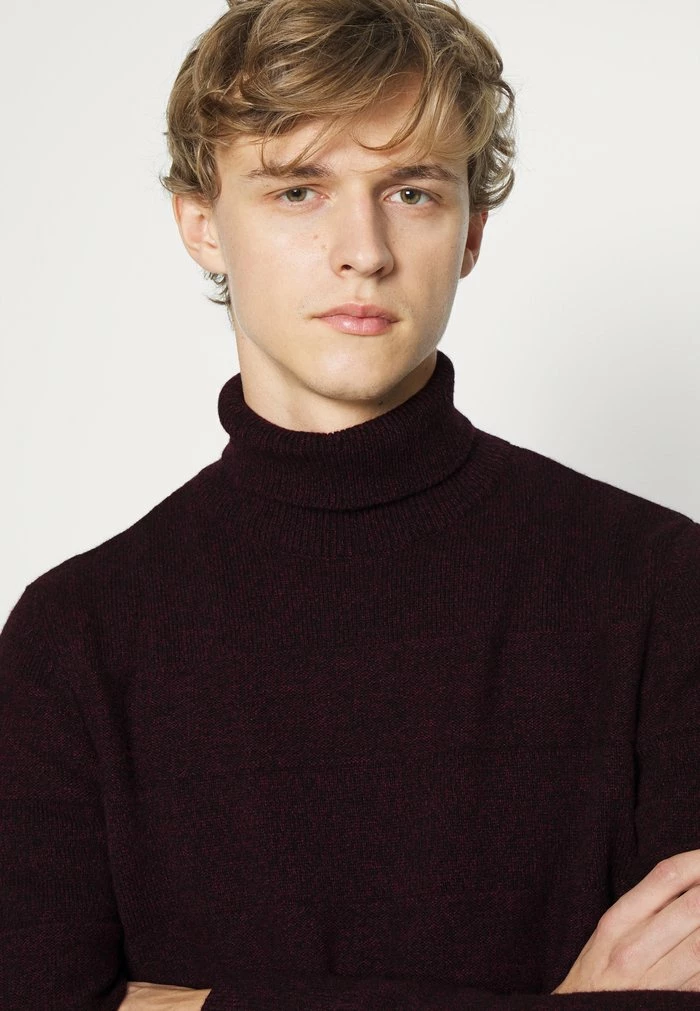 Barbour HURLEY ROLL NECK - Jumper - Winter Red - Image 5