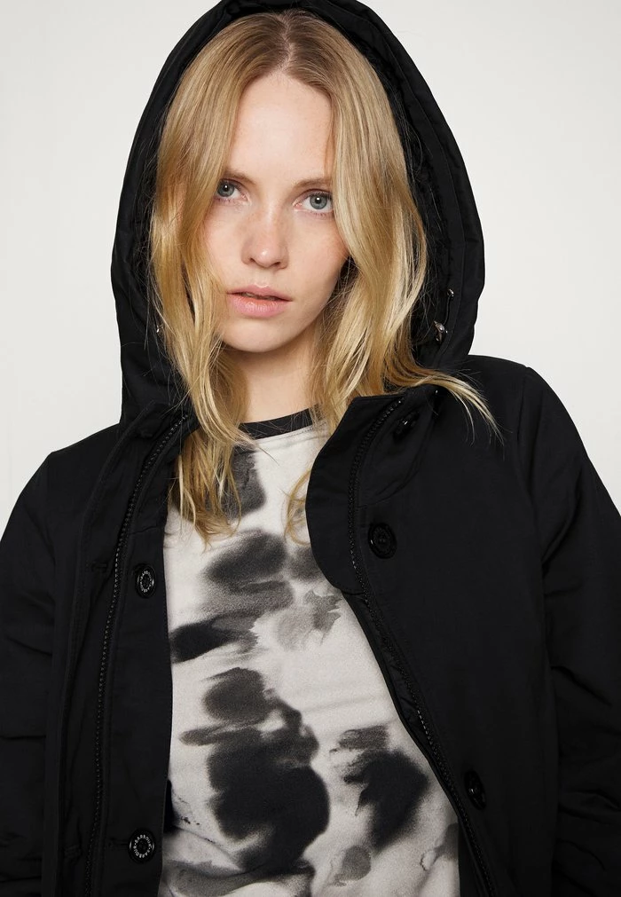 Barbour THORA SHOWERPROOF - Parka - Black/mono Tartan - Image 4