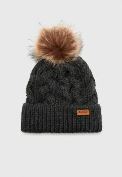 Barbour PENSHAW CABLE BEANIE - Beanie - Charcoal