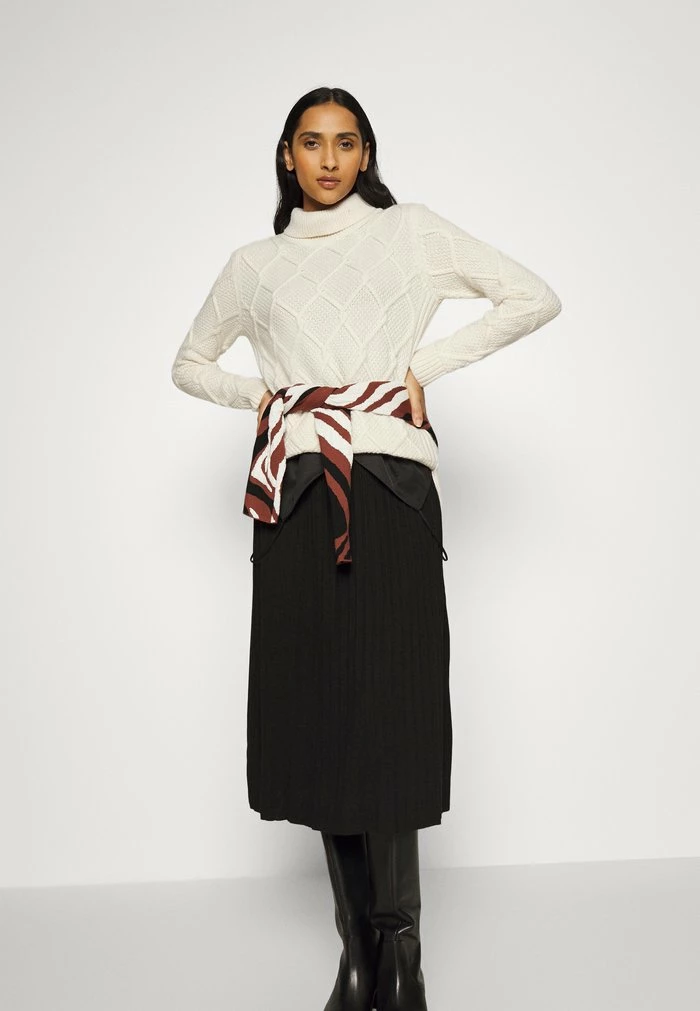 Barbour BURNE ROLL NECK - Jumper - Cream - Image 5