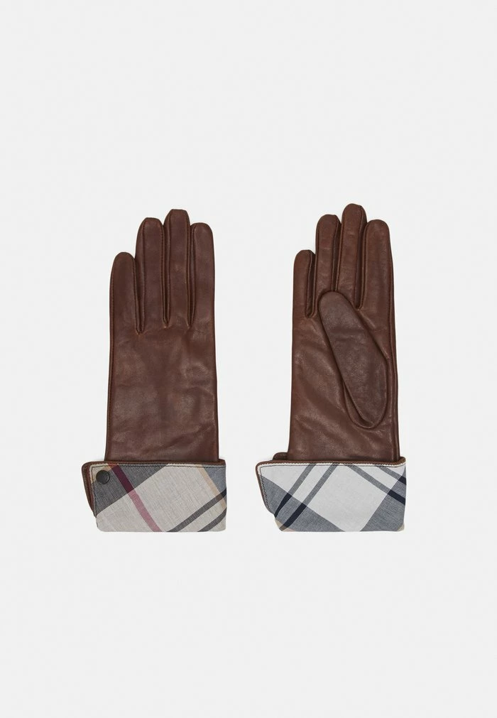 Barbour LADY JANE GLOVES - Gloves - Brown/hessian