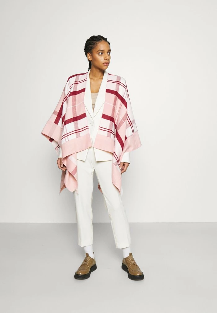 Barbour KILMORE TARTAN SERAPE - Cape - Pink/hessian - Image 2