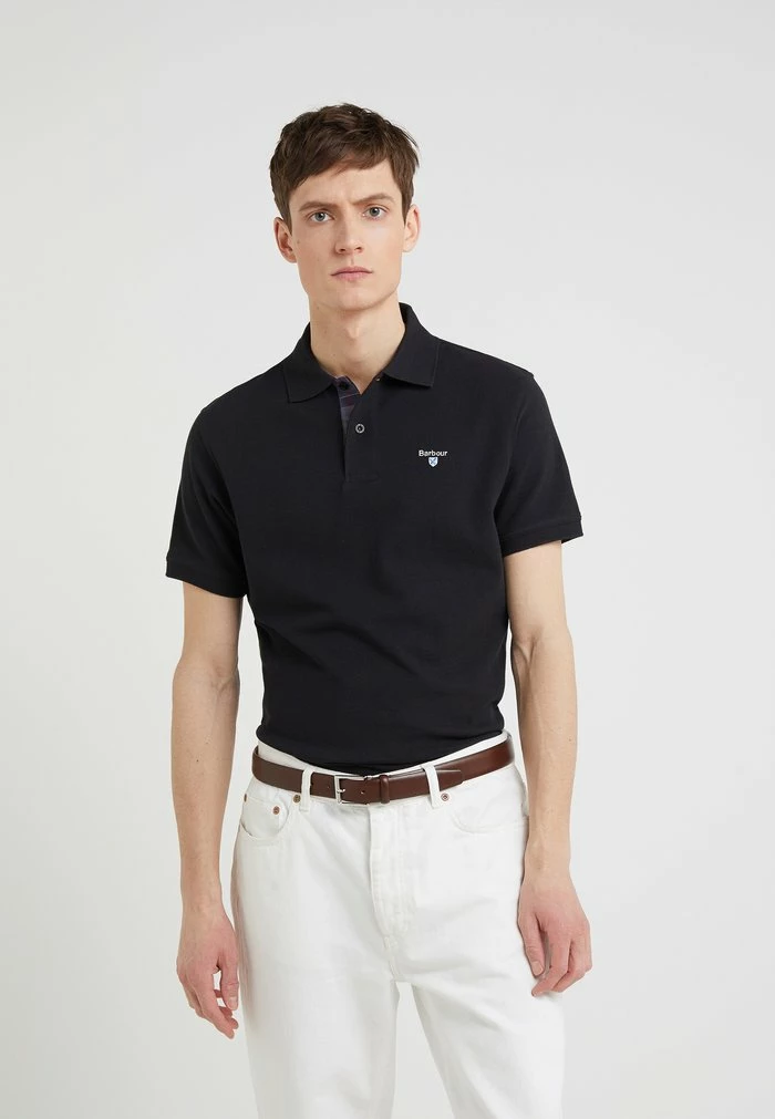 Barbour TARTAN - Polo Shirt - Black/modern