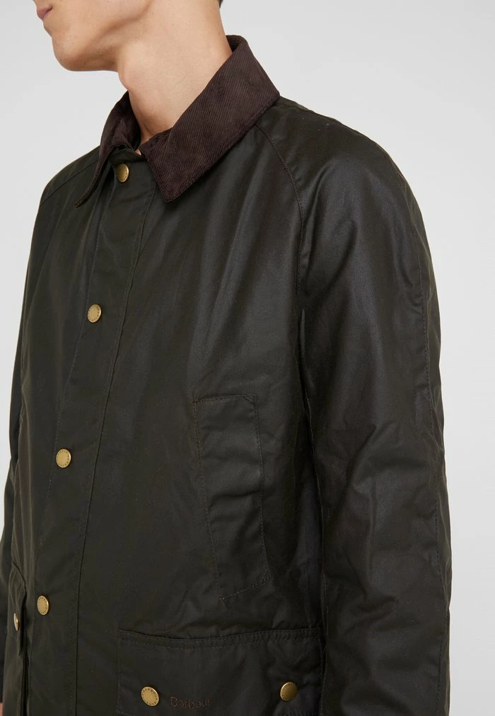 Barbour ASHBY WAX JACKET - Summer Jacket - Olive - Image 5
