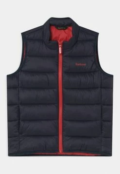 Barbour BOYS TRAWL GILET - Waistcoat - Navy/red