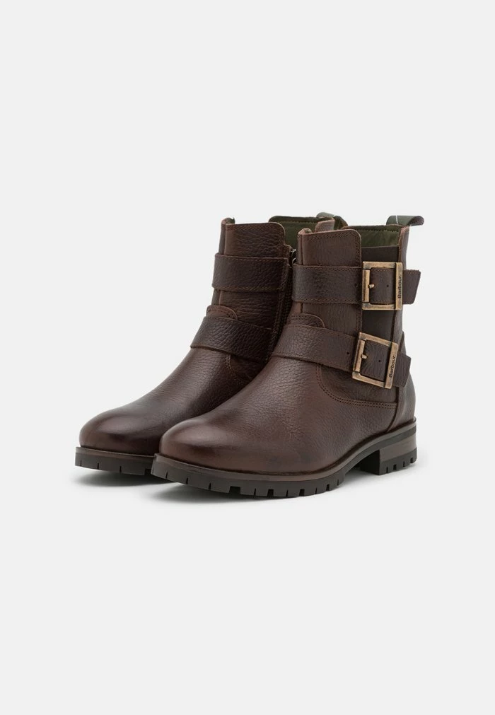 Barbour MARINA - Classic Ankle Boots - Dark Brown - Image 3
