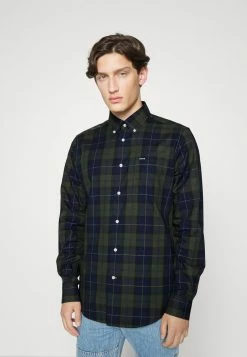 Barbour WETHERAM TAILORED - Shirt - Olive