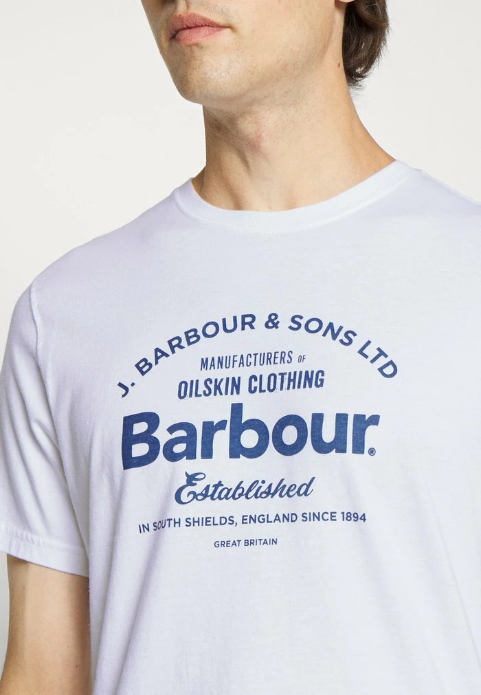Barbour AIRTON TEE - Print T-shirt - White - Image 5