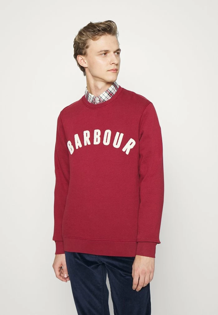 Barbour PREP LOGO CREW - Sweatshirt - Cabernet