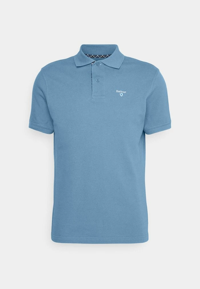 Barbour Polo Shirt - Force Blue - Image 5