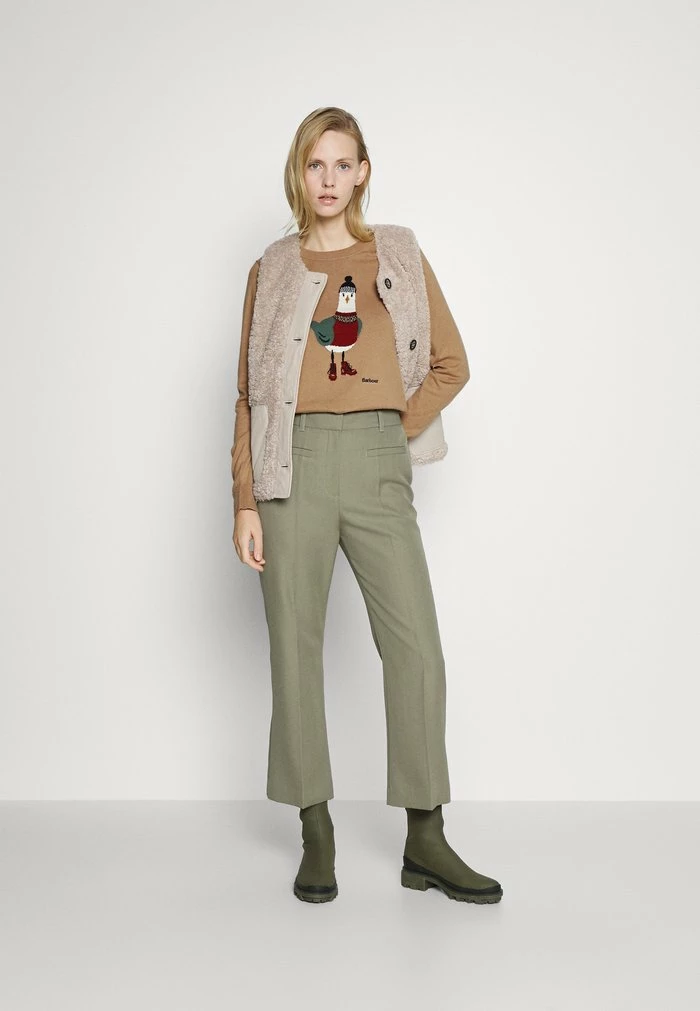 Barbour Jumper - Caramel - Image 2