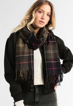 Barbour HAILES TARTAN WRAP - Scarf - Olive