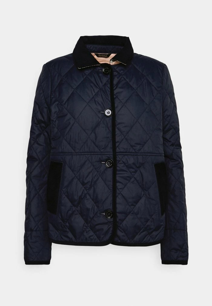 Barbour SIGDON QUILT - Winter Jacket - Dark Navy/bisque Pink