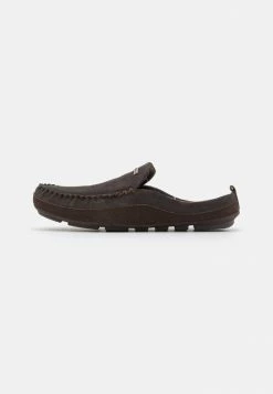 Barbour Slippers - Dark Brown