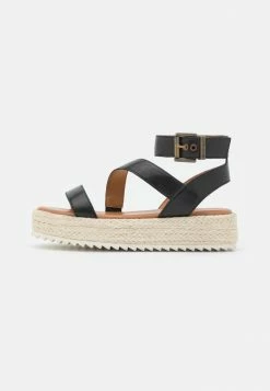 Barbour ASTLEY - Platform Sandals - Black