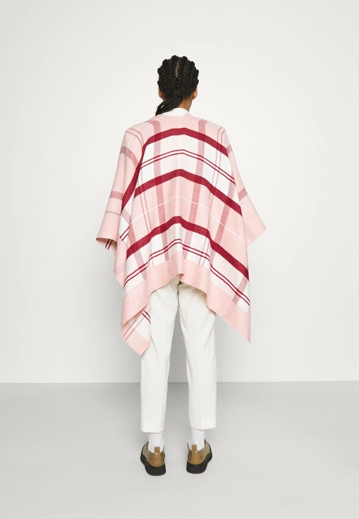 Barbour KILMORE TARTAN SERAPE - Cape - Pink/hessian - Image 3