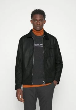 BARBOUR BROCKEL WAX - Summer Jacket - Black